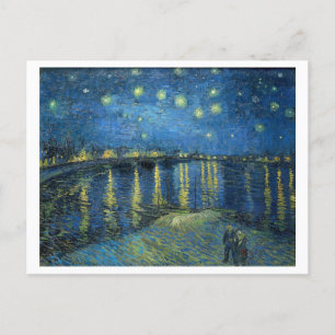 Starry Night Over the Rhone von Vincent Van Gogh Postkarte