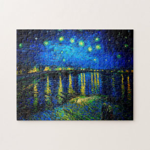 Starry Night Over the Rhone von Vincent Van Gogh Puzzle