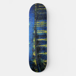 Starry Night Over the Rhone von Vincent Van Gogh Skateboard