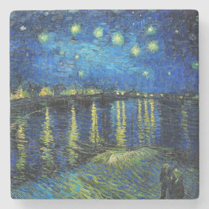 Starry Night Over the Rhone von Vincent Van Gogh Steinuntersetzer