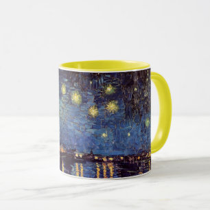 Starry Night Over the Rhone von Vincent van Gogh Tasse