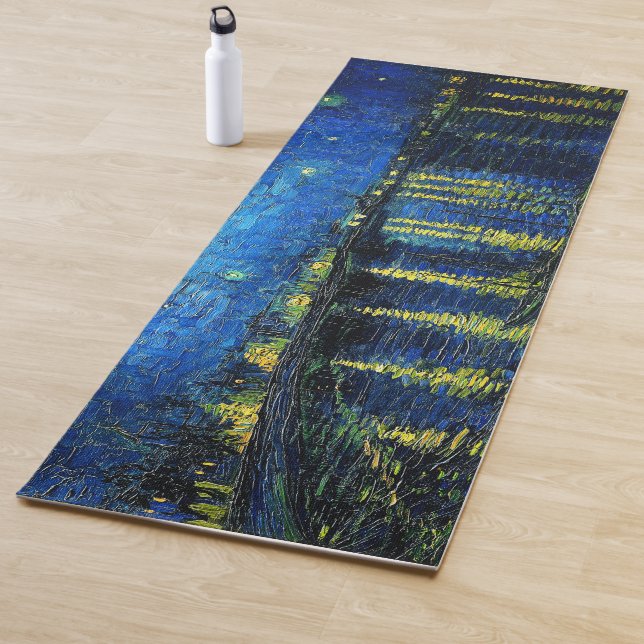 Starry Night Over the Rhone von Vincent Van Gogh Yogamatte (Beispiel)