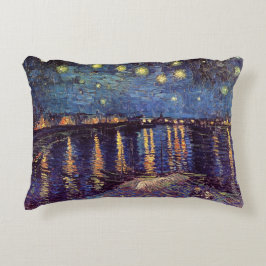 Starry Night Over the Rhone von Vincent van Gogh Zierkissen
