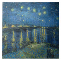 Starry Night Over the River Rhone (von van Gogh)