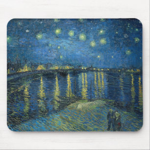 Starry Night Over the River Rhone (von van Gogh) Mousepad