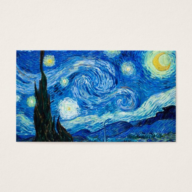 Starry Night Painting by Painter Vincent Van Gogh (Vorderseite)