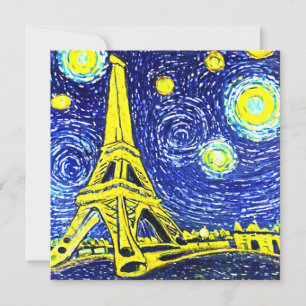 Starry Night Paris Frankreich