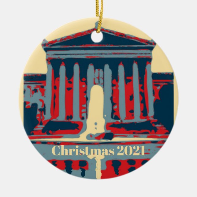 Starry Night Philadelphia, bearbeiten Text Keramik Ornament (Vorne)