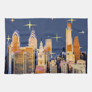 Starry Night Philadelphia Handtuch