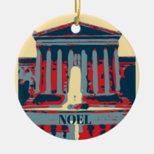 Starry Night Philadelphia, Text bearbeiten Keramik Ornament