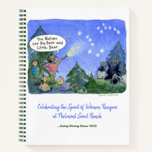 "Starry Night" Philmont Women Ranger Notebook Notizbuch