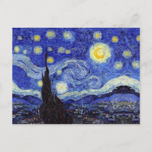Starry Night Postcard Postkarte