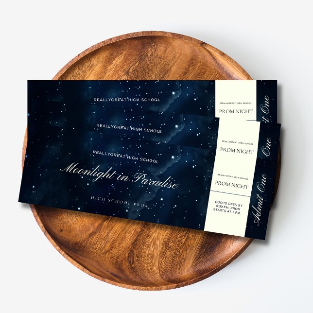 Starry Night Prom Ticket , Eine Nacht unter den St (Von Creator hochgeladen)
