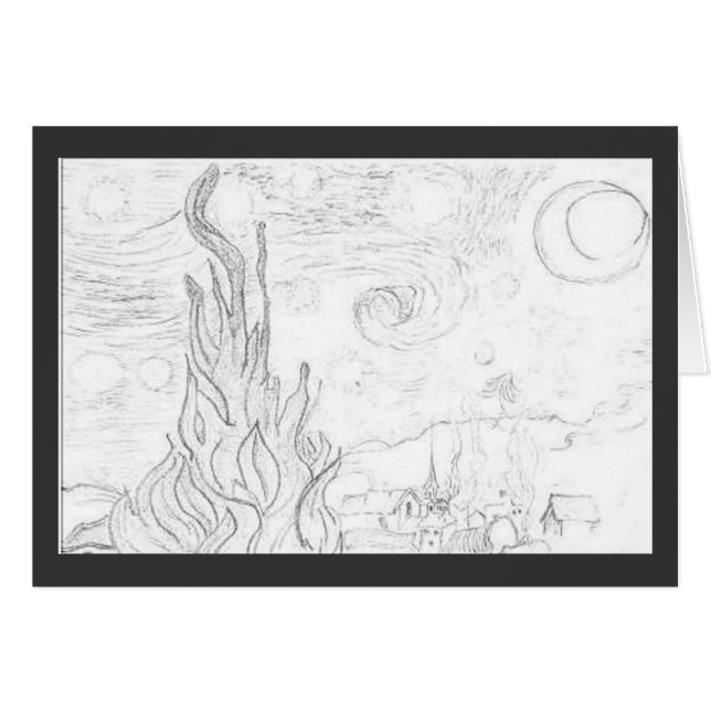 Starry Night Remake-Vincent van Gogh (Vorderseite (Horizontal))