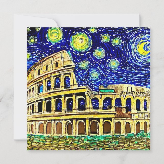 Starry Night Rome Italien (Vorderseite)