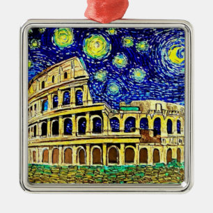 Starry Night Rome Italien Ornament Aus Metall