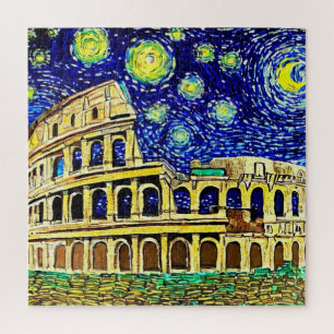 Starry Night Rome Italien Puzzle