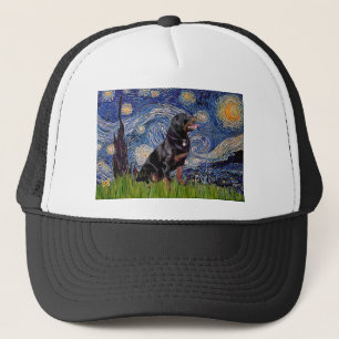 Starry Night - Rottweiler (#6) Truckerkappe