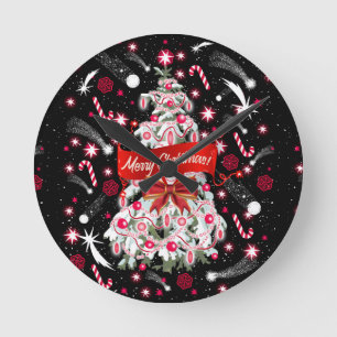 Starry Night Runde Wanduhr