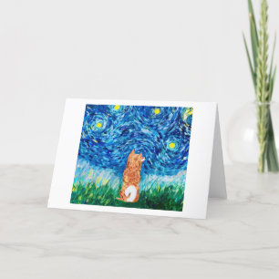 Starry Night Shiba Inu Card<Blank Inside> Ankündigung