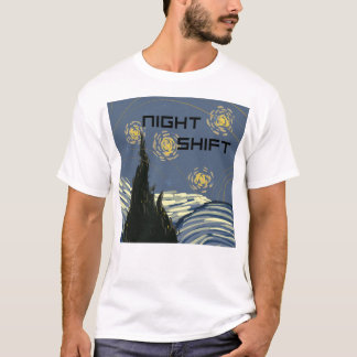 Starry "Night Shift" im Stil von Van Gogh T-Shirt