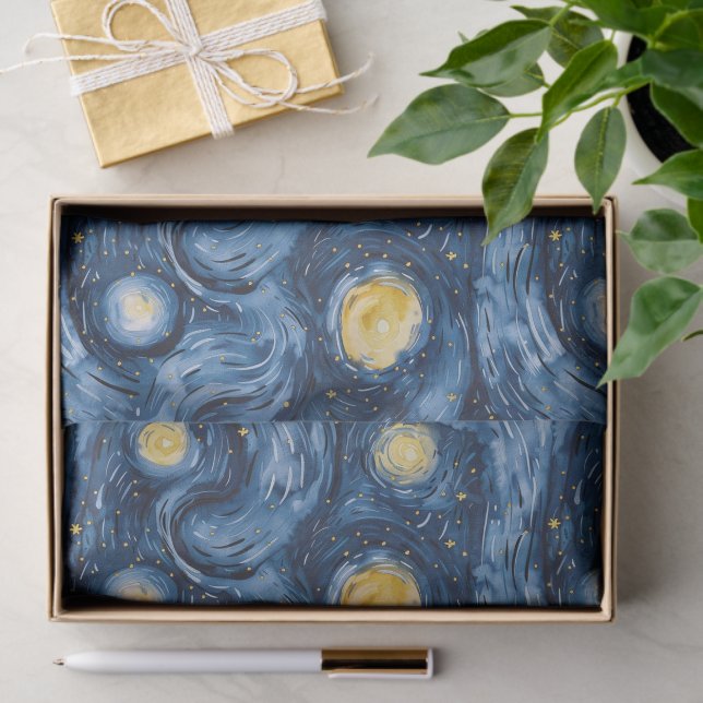 Starry Night Skies Baby Dusche Seidenpapier (Geschenk)