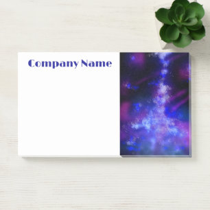 Starry Night Sky Blue Saphire Post-it Klebezettel
