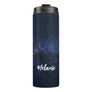 Starry Night Sky Milky Way Galaxy Thermosbecher