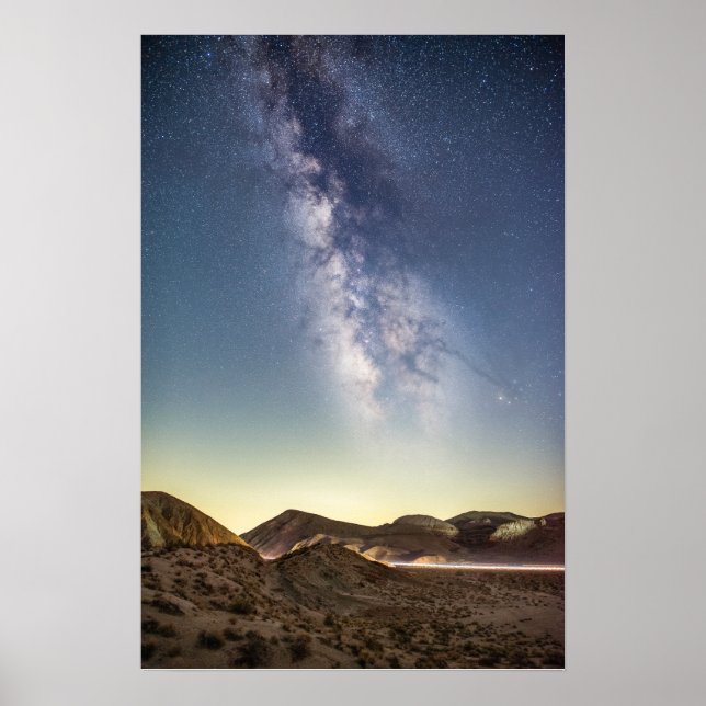 Starry Night Sky Milky Way Poster (Vorne)