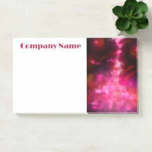 Starry Night Sky Pink Post-it Klebezettel