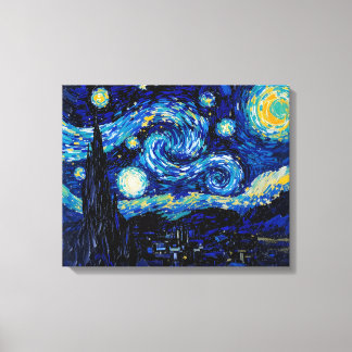 Starry Night Sky Premium Wrapper Canvas Wall Art Leinwanddruck