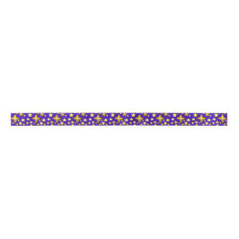 Starry Night Sky Ribbon Satinband