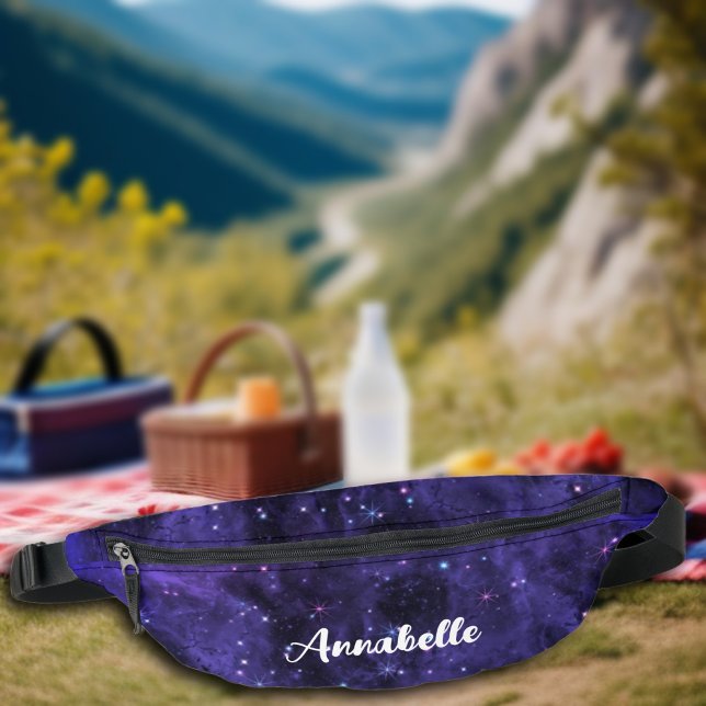 Starry Night Sky Sparkling Celestial Bauchtasche (Von Creator hochgeladen)
