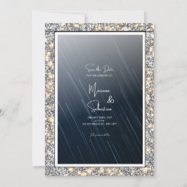 Starry Night the SAVE THE DATE Wedding Card Einladung