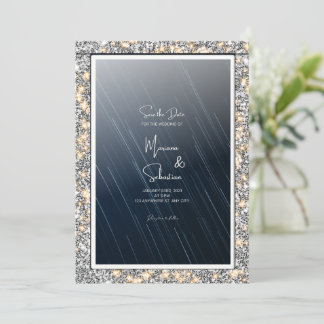 Starry Night the SAVE THE DATE Wedding Card Einladung
