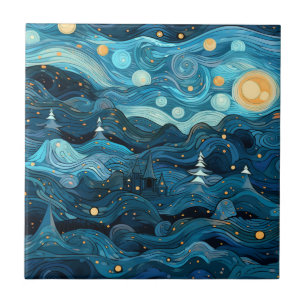 Starry Night Tile Fliese