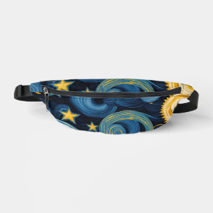 Starry Night trifft Sunflowers Van Gogh Mashup Bauchtasche