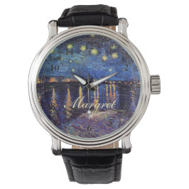 Starry Night über der Rhone, Vincent van Gogh. Armbanduhr