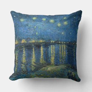 Starry Night über der Rhone Vincent van Gogh Kissen