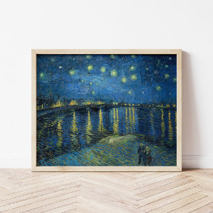 Starry Night über der Rhône   Vincent Van Gogh Poster