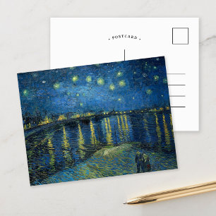 Starry Night über der Rhône Vincent van Gogh Postkarte