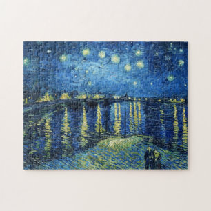 Starry Night über der Rhone Vincent van Gogh Puzzle