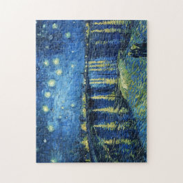 Starry Night über der Rhone Vincent van Gogh Puzzle