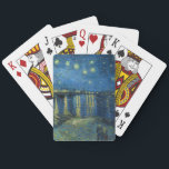 Starry Night über der Rhône | Vincent van Gogh Spielkarten<br><div class="desc">Die Starry Night Over the Rhône (1888) von Vincent van Gogh ist ein faszinierendes postimpressionistisches Gemälde, das einen ruhigen nächtlichen Ausblick auf die Rhône in Arles, Frankreich, bietet. Das Kunstwerk besticht durch einen tiefen, blauen Himmel, der mit glänzenden goldenen Sternen und ihren Reflexionen auf dem Wasser geschmückt ist. Im Vordergrund...</div>