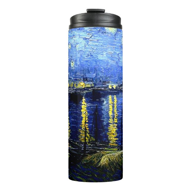Starry Night über die Rhone von van Gogh Thermosbecher (Vorderseite)