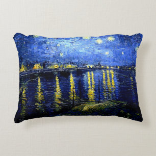 Starry Night über die Rhone von Vincent van Gogh Dekokissen