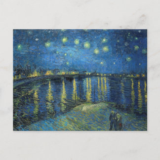 Starry Night über die Rhone von Vincent van Gogh Postkarte