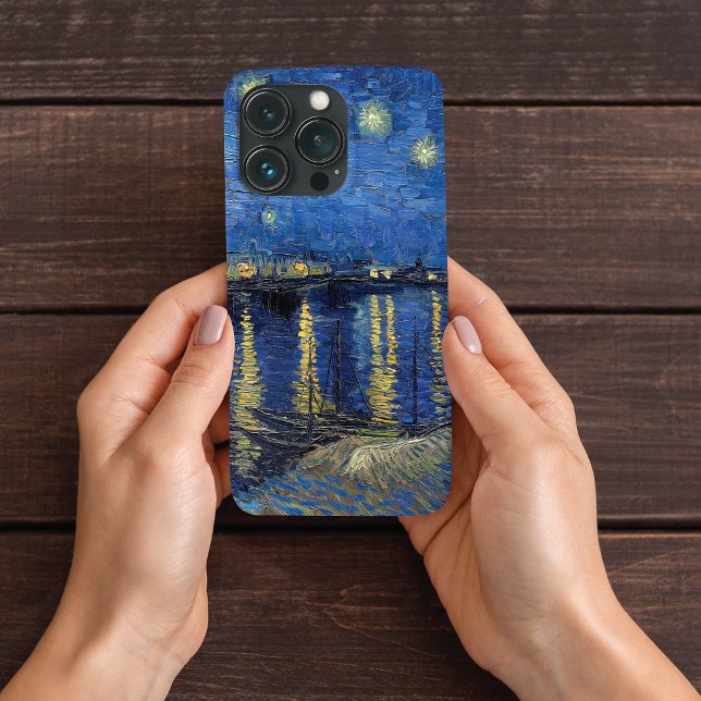 Starry Night über Rhone Vincent van Gogh Case-Mate iPhone Hülle (Von Creator hochgeladen)