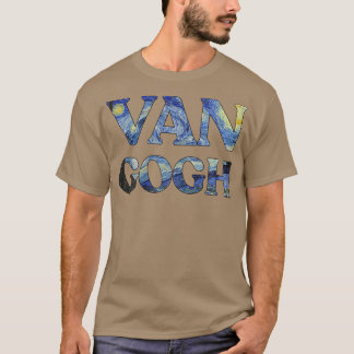 Starry Night Van Gogh Art Painting Vincent Van Gog T-Shirt