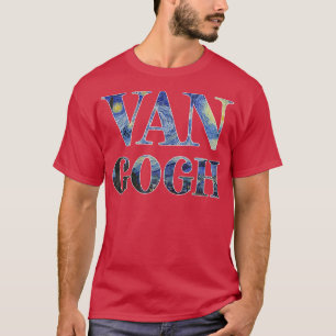 Starry Night Van Gogh Art Painting Vincent Van Gog T-Shirt